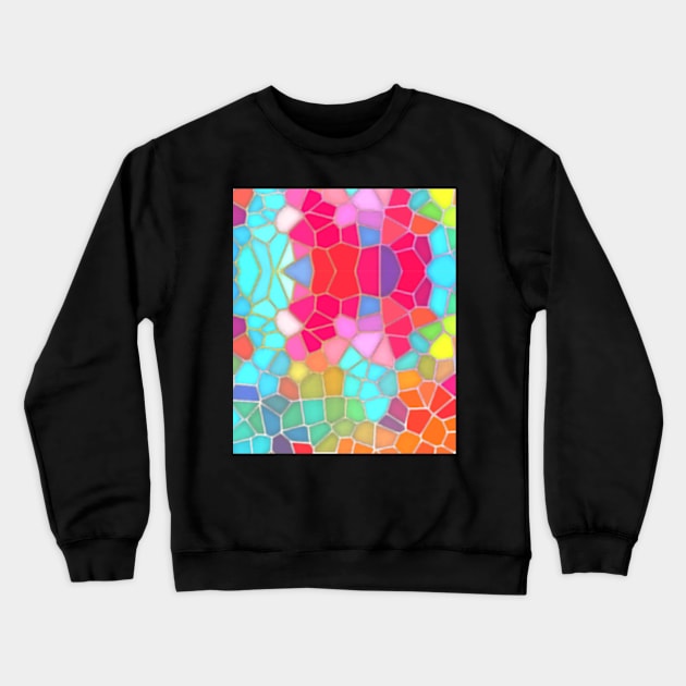 Stained glass art piece Crewneck Sweatshirt by badrhijri